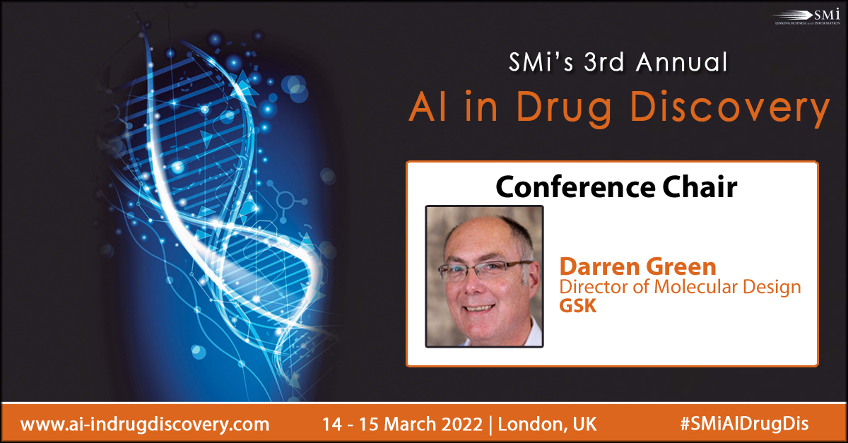 Darren Green, GSK, conference chair invitation to attend 3rd Annual AI